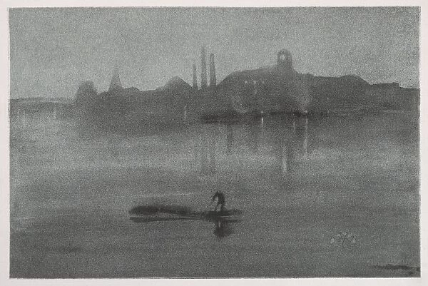 Nocturne, 1878. Creator: James McNeill Whistler (American, 1834-1903)