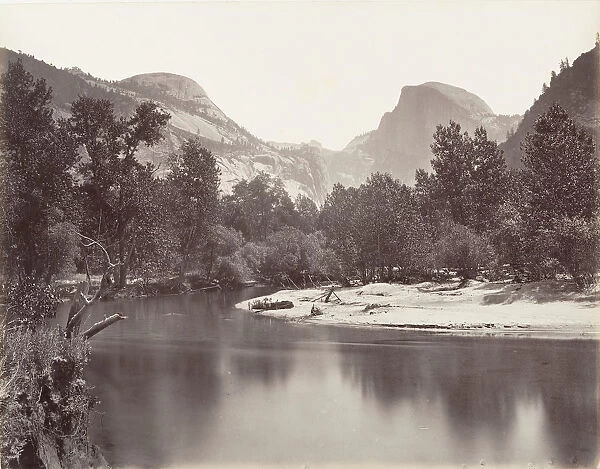 North and South Dome, Yosemite, ca. 1872, printed ca. 1876