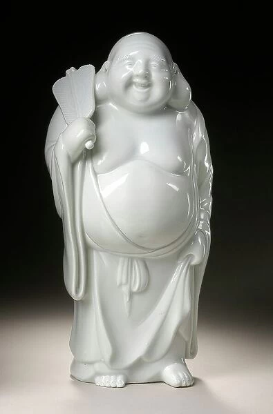 Okimono in the Form of Standing Hotei, 19th century. Creator: Unknown