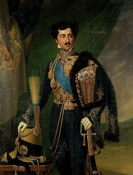 Oskar I, 1799-1859, King of Sweden and Norway, c1830s. Creator: Fredric Westin