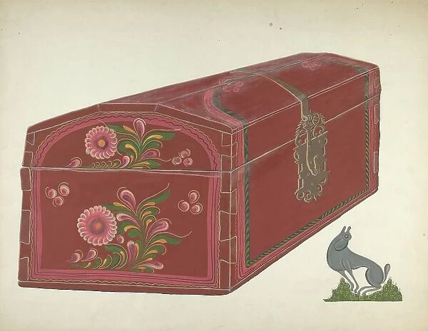 Painted Chest, 1935 / 1942. Creator: Chester Faris