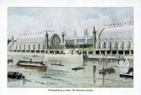 Palace of Horticulture, Paris World Exposition, 1889, (1900). Artist: Ewald Thiel