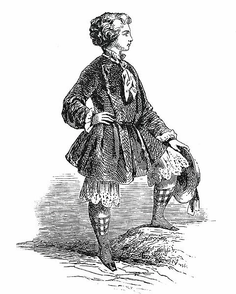 Paris Fashions for September - Boy's Dress, 1850. Creator: Unknown