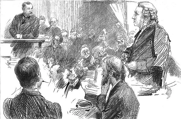 The Parnell Commission at the Royal Courts of Justice; Cross-Examination of Captain O Shea by Sir Creator: Unknown