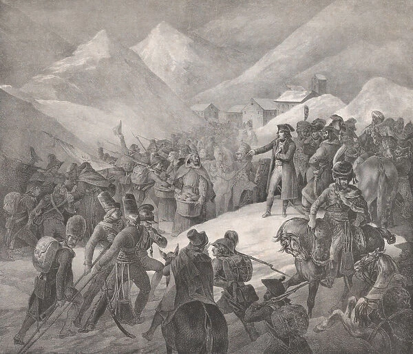 Passage through Mt. Saint-Bernard, 1822. Creator: Theodore Gericault
