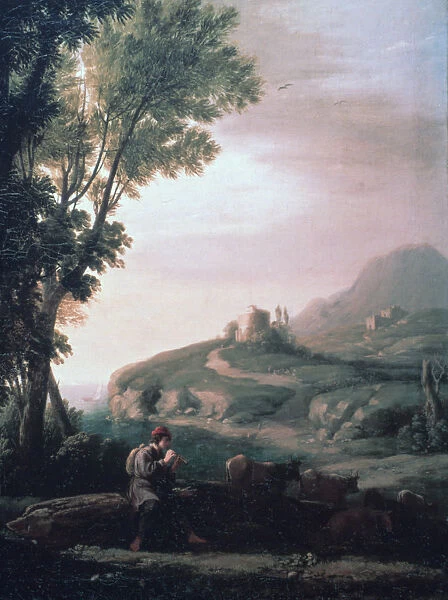 Pastoral Landscape, c1620-1682. Artist: Claude Lorrain