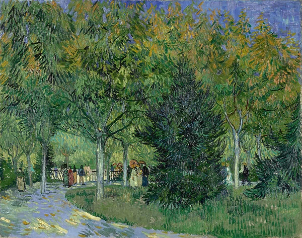 Path in the Park of Arles, 1888. Creator: Gogh, Vincent, van (1853-1890)