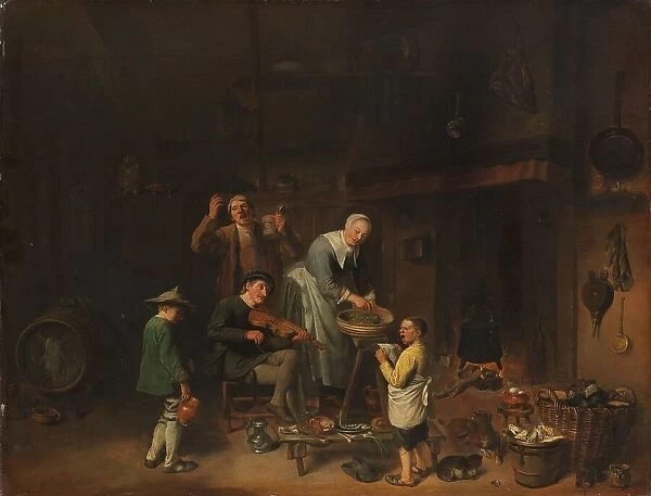 Peasant Family Singing, 1640-1677. Creator: Pieter Jacobsz. Duyfhuijsen