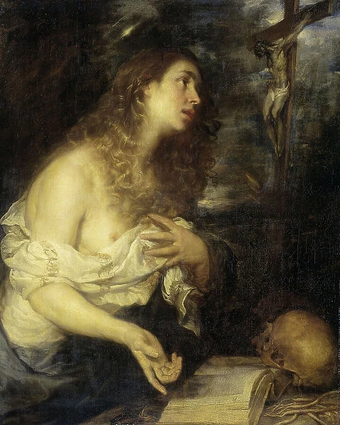 The Penitent Mary Magdalene, 1661. Creator: Mateo Cerezo the Younger