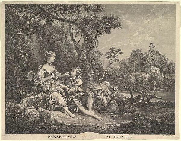 Pensant-ils au Raisin? (Are They Thinking About the Grape?), 18th century