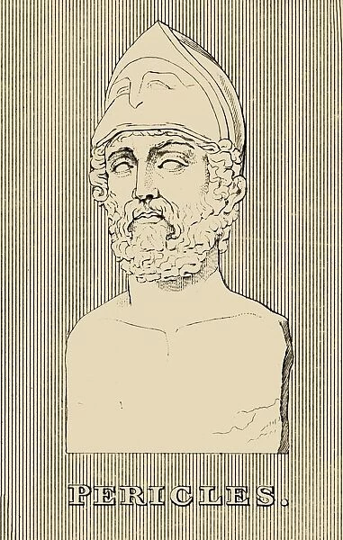 Pericles, (c 495-429 BC), 1830. Creator: Unknown