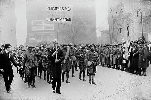 Pershing Veterans, 1918. Creator: Bain News Service
