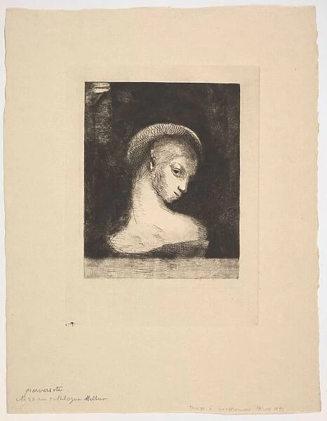 Perversity, 1891. Creator: Odilon Redon