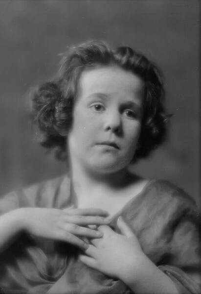 Peterson, Betty, Miss, portrait photograph, 1916 Mar. 4. Creator: Arnold Genthe