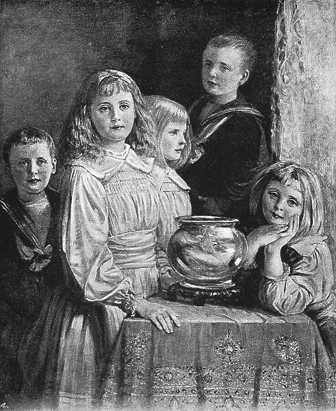 'Pictures of the Year - VIII. 'The Painter's Children', after PR Morris, ARA, 1891. Creator: Unknown. 'Pictures of the Year - VIII. 'The Painter's Children', after PR Morris, ARA, 1891. Creator: Unknown