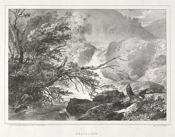 Picturesque Views of Scotland: Brackline, 1826. Creator: Richard Parkes Bonington (British