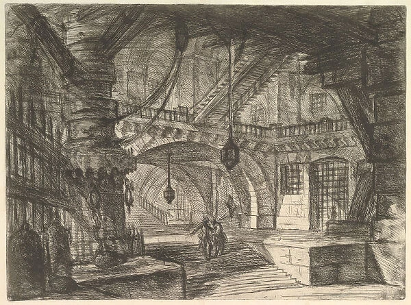 The Pier with Chains, from Carceri d invenzione (Imaginary Prisons), ca. 1749-50