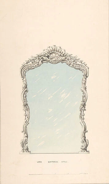 Pier Glasses, 1850-1904. Creator: Robert William Hume