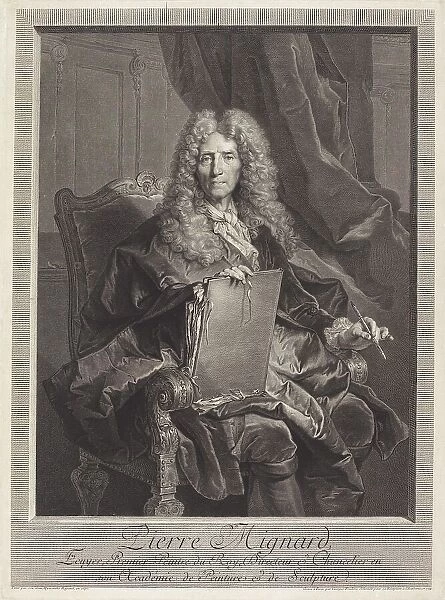 Pierre Mignard, 1744. Creator: Georg Friedrich Schmidt