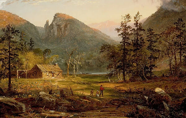 Pioneer's Home, Eagle Cliff, White Mountains, 1859. Creator: Jasper Francis Cropsey