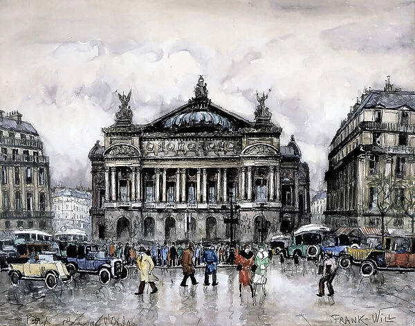 Place of the Opera, c1900-1951. Artist: Frank Will