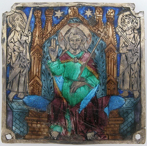 Plaque with Christ In Majesty, Catalan, 14th century. Creator: Unknown
