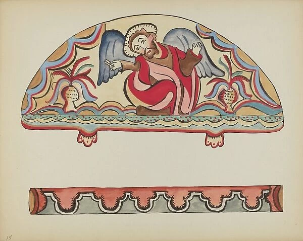 Plate 15: The Creation (Lunette): From Portfolio 'Spanish Colonial Designs of New Mexico', 1935  /  1942 Creator: Unknown