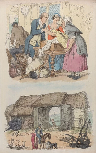 Plate 5, from World in Miniature, 1816. 1816. Creator: Thomas Rowlandson