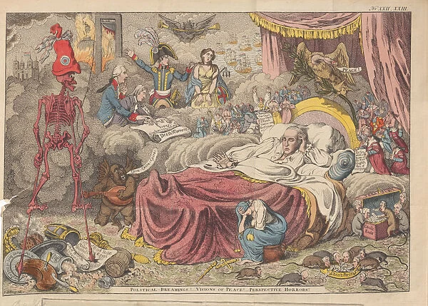 Political dreaming! Visions of peace! Perspective horrors!, 1801