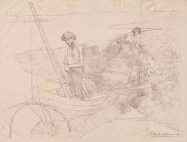 The Poor Fisherman. Creator: Pierre Puvis de Chavannes (French, 1824-1898)