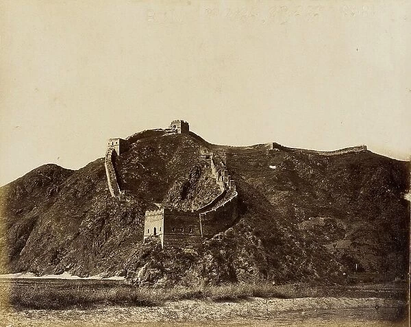 Portion of the Great Wall, 1860. Creator: Felice Beato