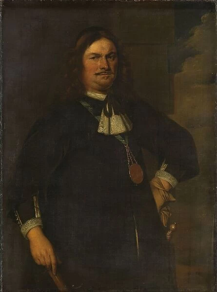 Portrait of Adriaen Banckert (c.1620-1684), Vice Admiral of Zeeland, c.1648-c.1670. Creator: Hendrick Berckman