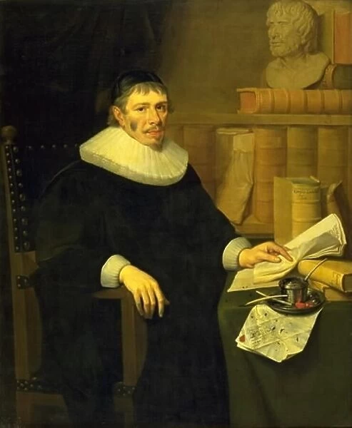 Portrait of the Advocate Cornelis Bosch, 1660. Creator: Arnold van Ravesteyn