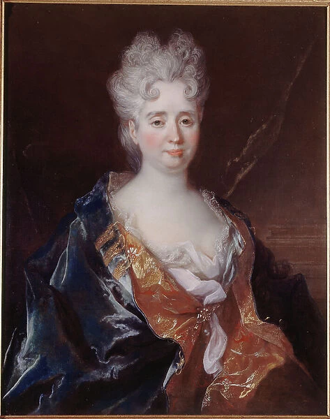 Portrait of Anne-Thérèse de Marguenat de Courcelles, Marquise de Lambert (1647-1733), c1710. Creator: Nicolas de Largilliere