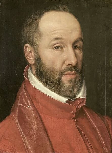 Portrait of Antoine Perrenot, Cardinal de Granvelle, Minister to Charles V and Philip II, 1565. Creator: Anon