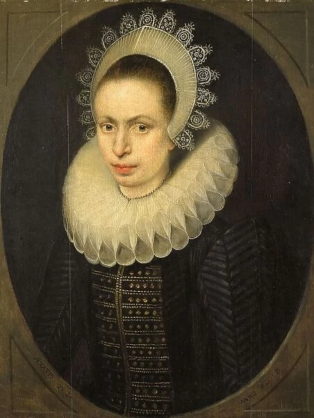 Portrait of Antoinette Walleran (1598-?), 1618. Creator: Jacob Lambrechtsz. Loncke