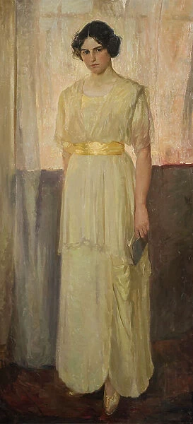 Portrait of the artist Astrid Setterwall Ångström (1895-1982), 1914. Creator: Gerda Roosval-Kallstenius