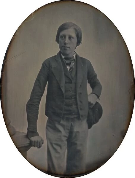 Portrait of a Boy, 1853-1855. Creators: Albert Sands Southworth, Josiah Johnson Hawes