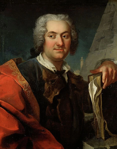 Portrait of Carl Hårleman, 1700-1753, between 1730 and 1731. Creator: Martin van Meytens