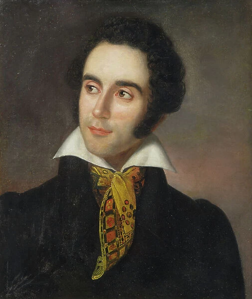 Portrait of the composer Vincenzo Bellini (1801-1835). Creator: Vernet, Horace (1789-1863)