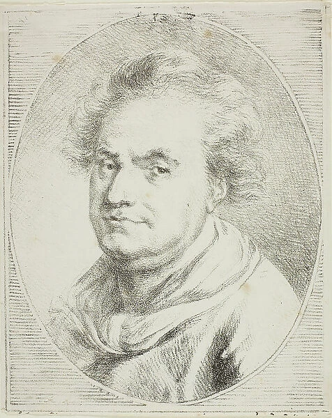 Portrait of Crébillon, c. 1820. Creator: Vivant Denon