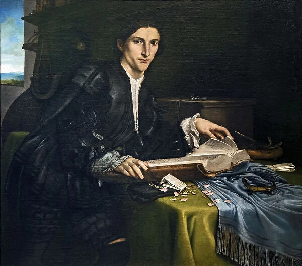 Portrait of a Gentleman in his Study, c. 1527