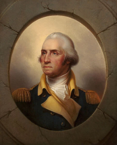 Portrait of George Washington (1732-1799), ca 1856