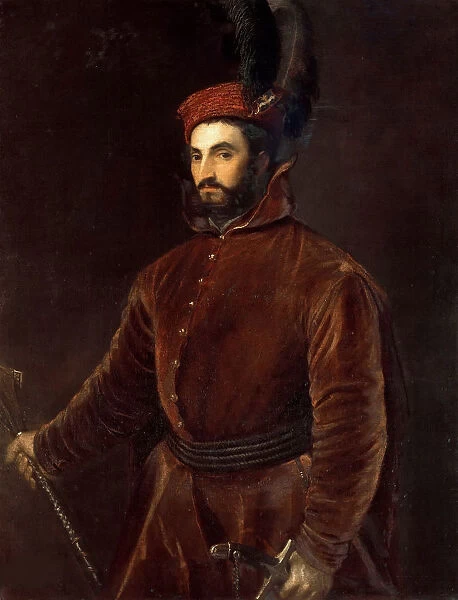 Portrait of Ippolito de Medici (1511-1535), ca 1533-1534. Creator: Titian (1488-1576)