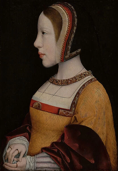 Portrait of Isabella of Austria (1501-1526), Queen of Denmark, ca 1515. Creator: Anonymous