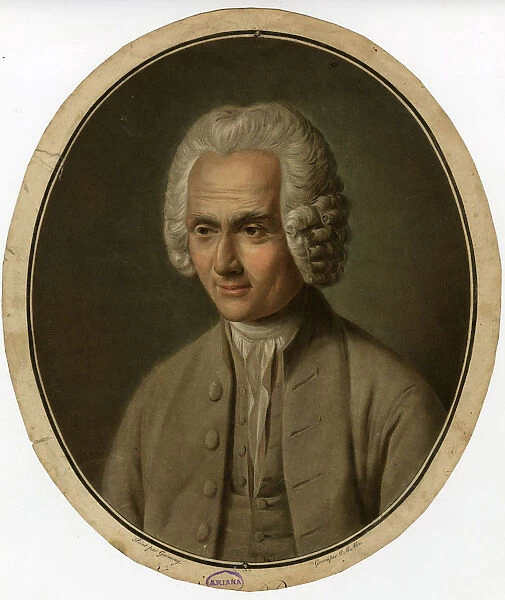 Portrait of Jean-Jacques Rousseau (1712-1778), 1791