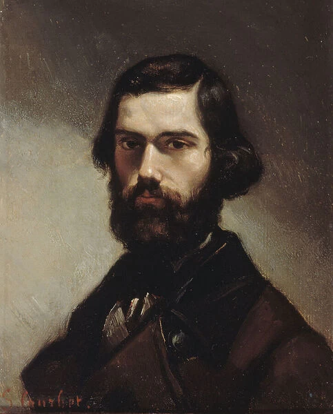 Portrait of Jules Valles (1832-1885), 1861. Creator: Courbet, Gustave (1819-1877)