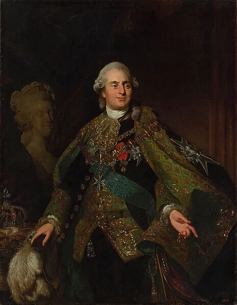 Portrait of the King Louis XVI (1754-1793), 1782-1783. Creator: Roslin, Alexander (1718-1793)