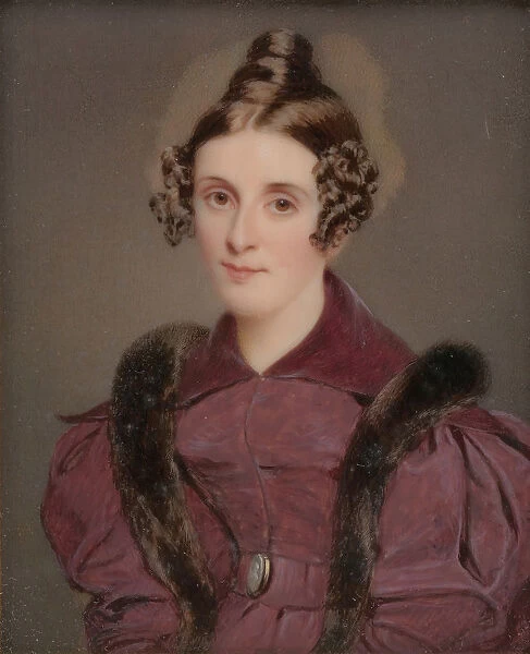 Portrait of a Lady, ca. 1835. Creator: Thomas Seir Cummings