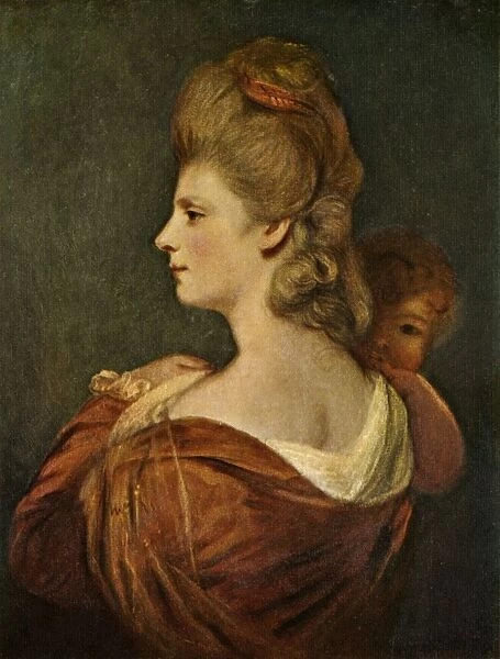 Portrait of Lady and Child, c1780, (c1912)